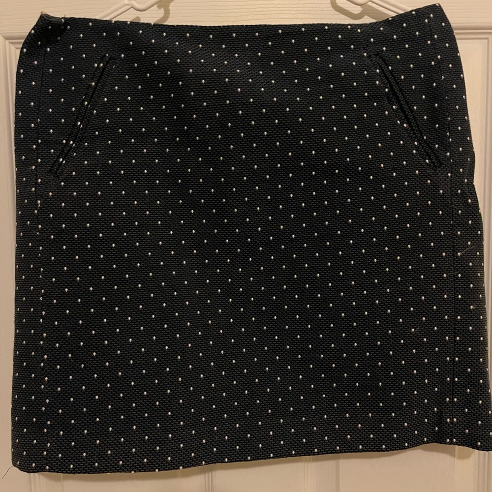 Blue Polka Dot Skirt
